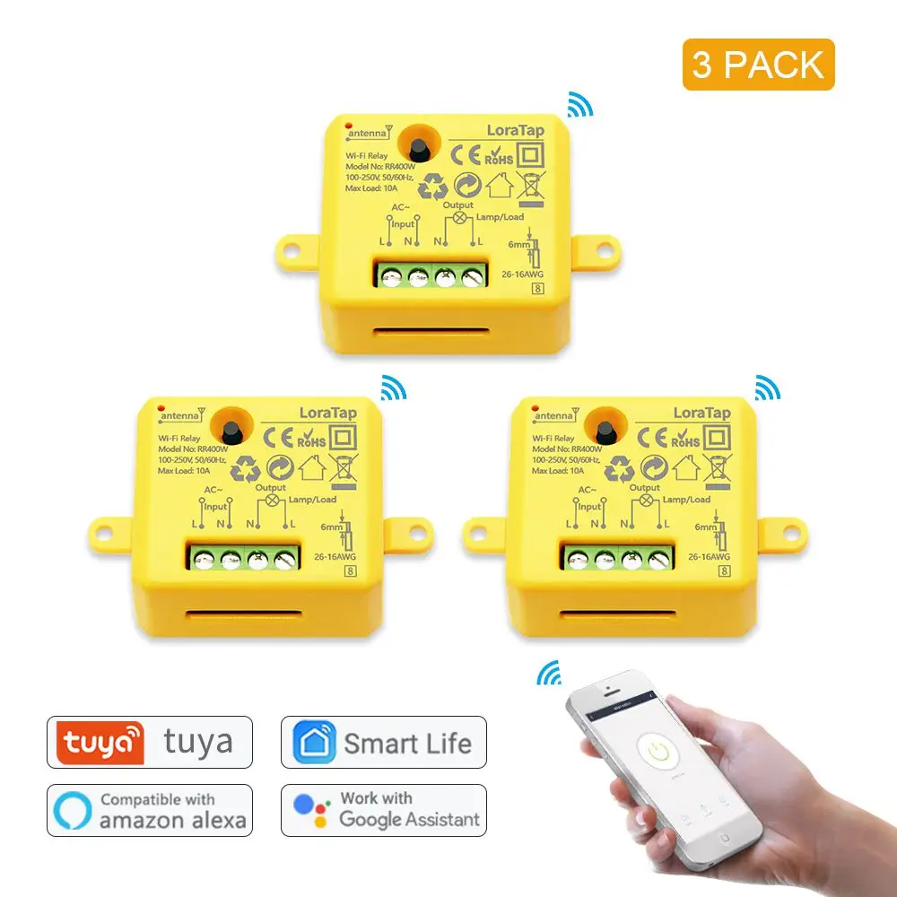 Беспроводной Wi Fi переключатель Smart Life Tuya управляемый модулем освещения Domotica