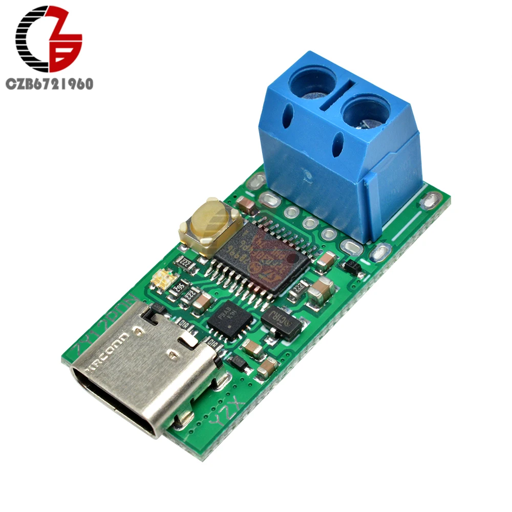 Модуль регулятора питания для ноутбука 100 Вт PD3.0 PD2.0 DC с детектором быстрой