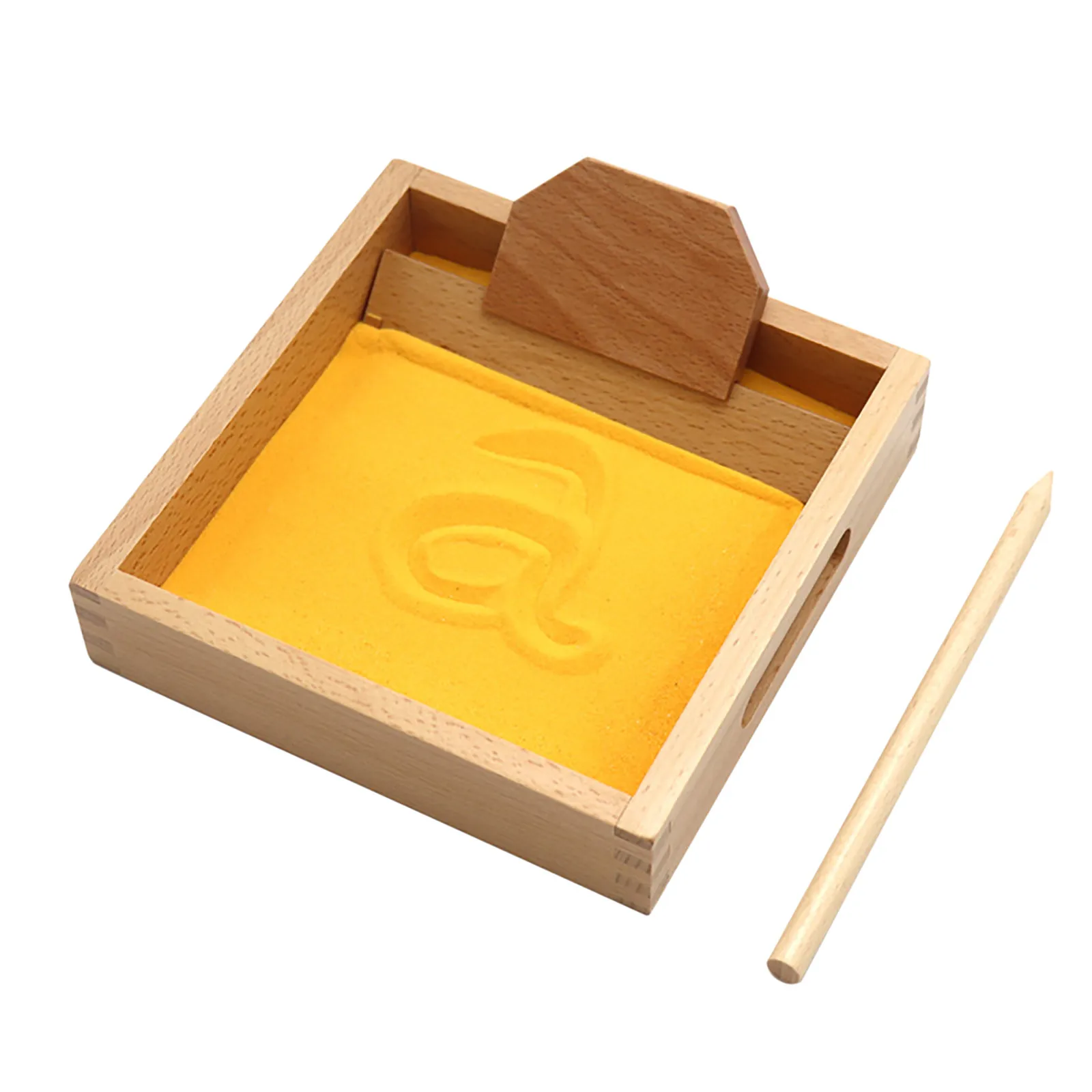 

Letter Formation Sand Tray With Wooden Pen Learning Writing Educational Toys Learning Writing Educational Toys For Children#40