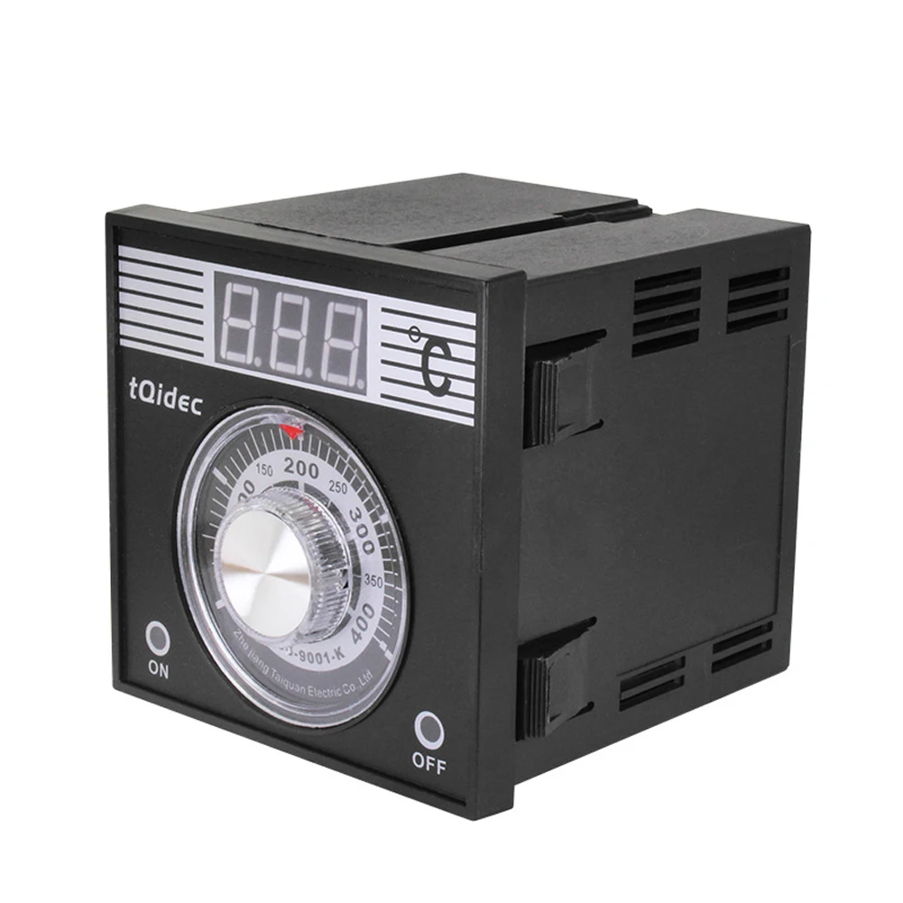 

Цифровой дисплей, регулятор температуры типа K, точный регулятор температуры термопары, 0 ~ 400 ℃, регулируемый