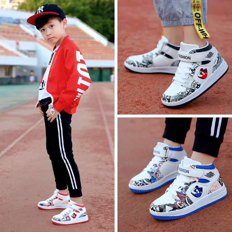 Дизайнерская детская обувь для маленьких девочек и мальчиков AJ 1 Boost малышей 270