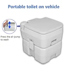 Новый 10 л 20 л портативный туалет на транспортном средстве туризм кемпинг караван рыбалка автомобиль корабль открытый туалет экономия воды мобильный удобный