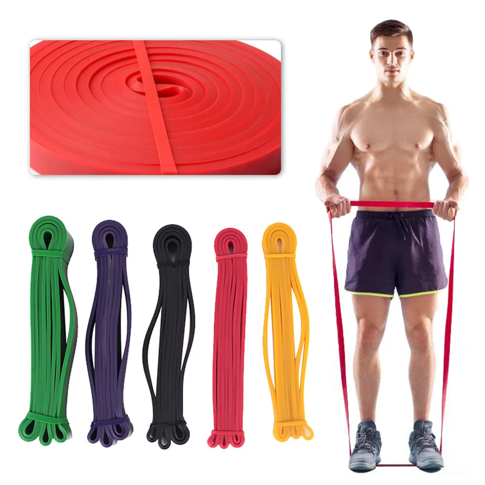 208cm Resistance Bands Rubber Expander Exercise Elastic Band Workout Ruber Loop Strength Pilates Fitness Equipment Expander
