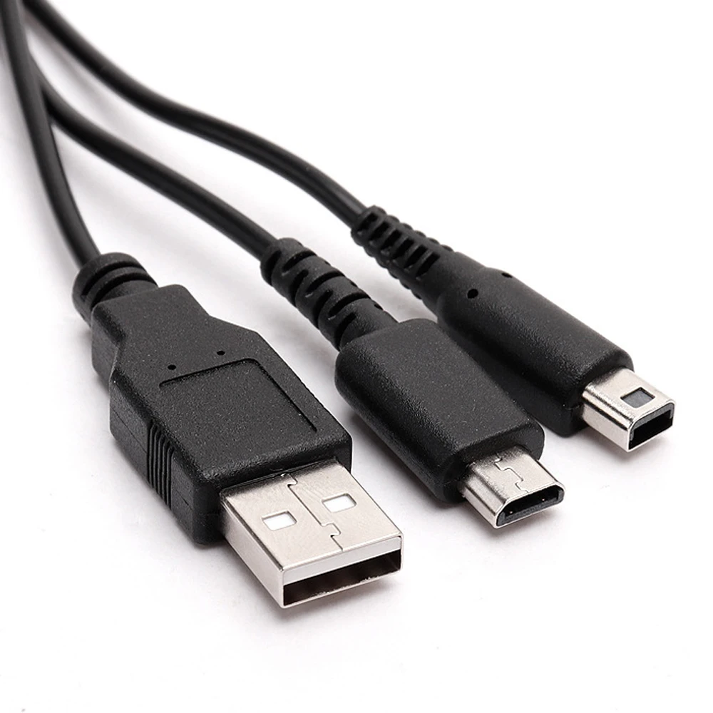 

10 шт. 2 в 1 USB-кабель для зарядного устройства NDSI консоль NDSL 1,2 м провод