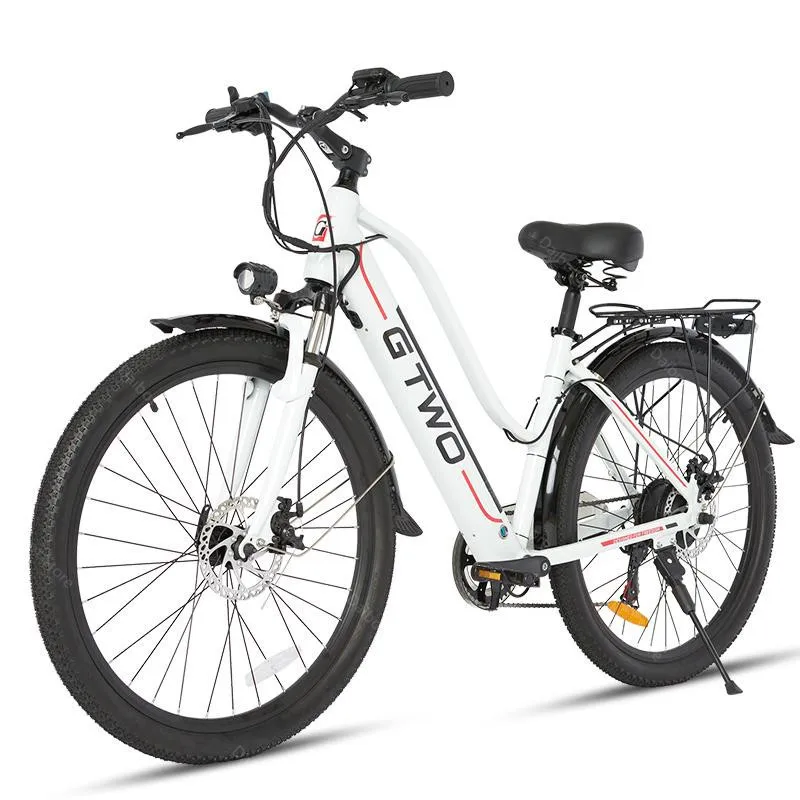 Preise 24 Zoll Elektrische Mountainbike 2 Rädern Elektrische Fahrräder Speichen Rad Mechanische Gabel Leistungsstarke Elektrische Fahrrad 48V 350W