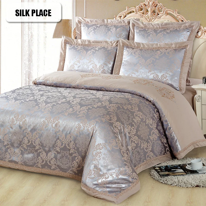 Silk Place Комплект Постельного Белья Из Хлопка Пододеяльник Простыня Сатиновый