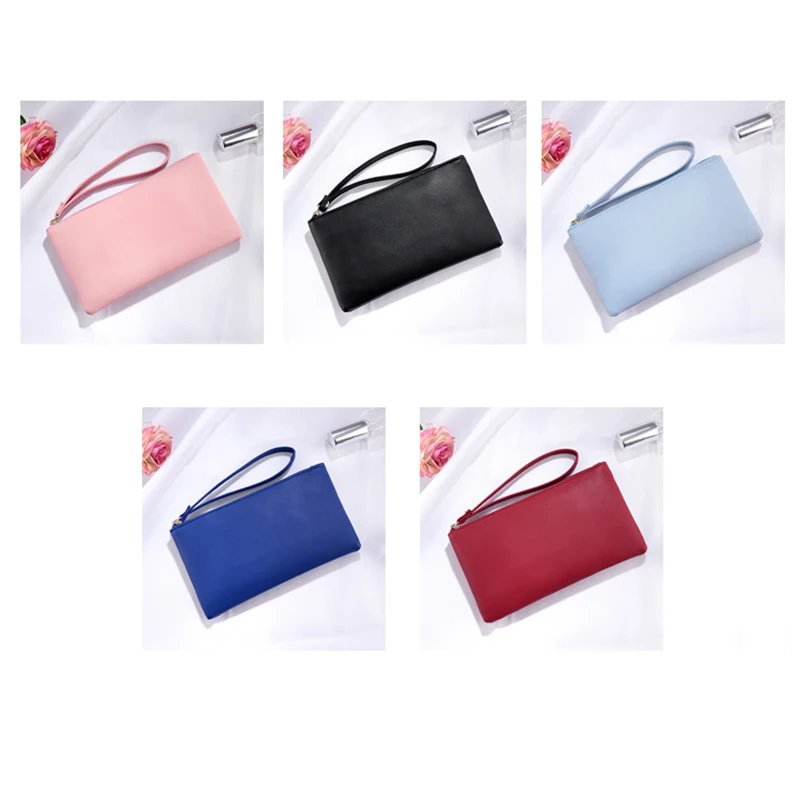 

Women Wallet Long Bag Zero Wallets Zipper Multipurpose PU Luxury Fashion Handbag SWD889