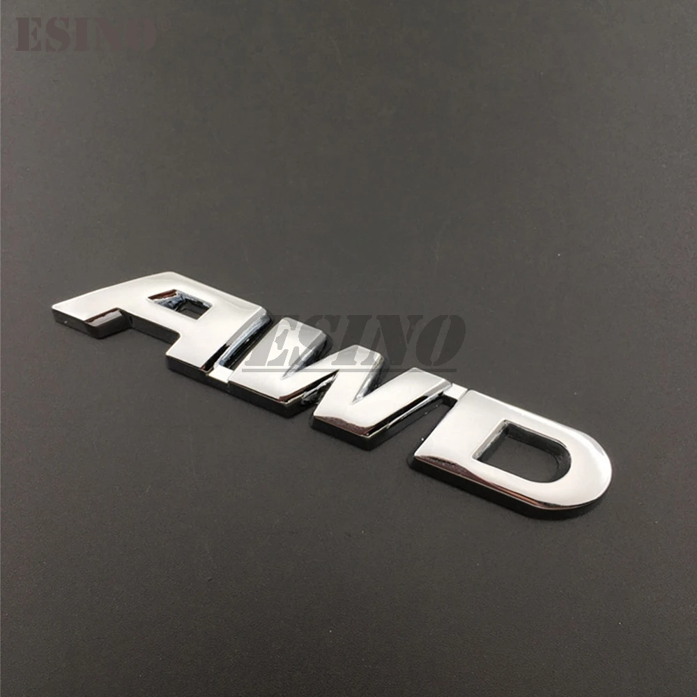 

3D V6 AWD автомобильный металлический сплав, крыло багажника, приклеивающийся значок, задняя дверь, Displaceme Эмблема для Toyota Highlander V6