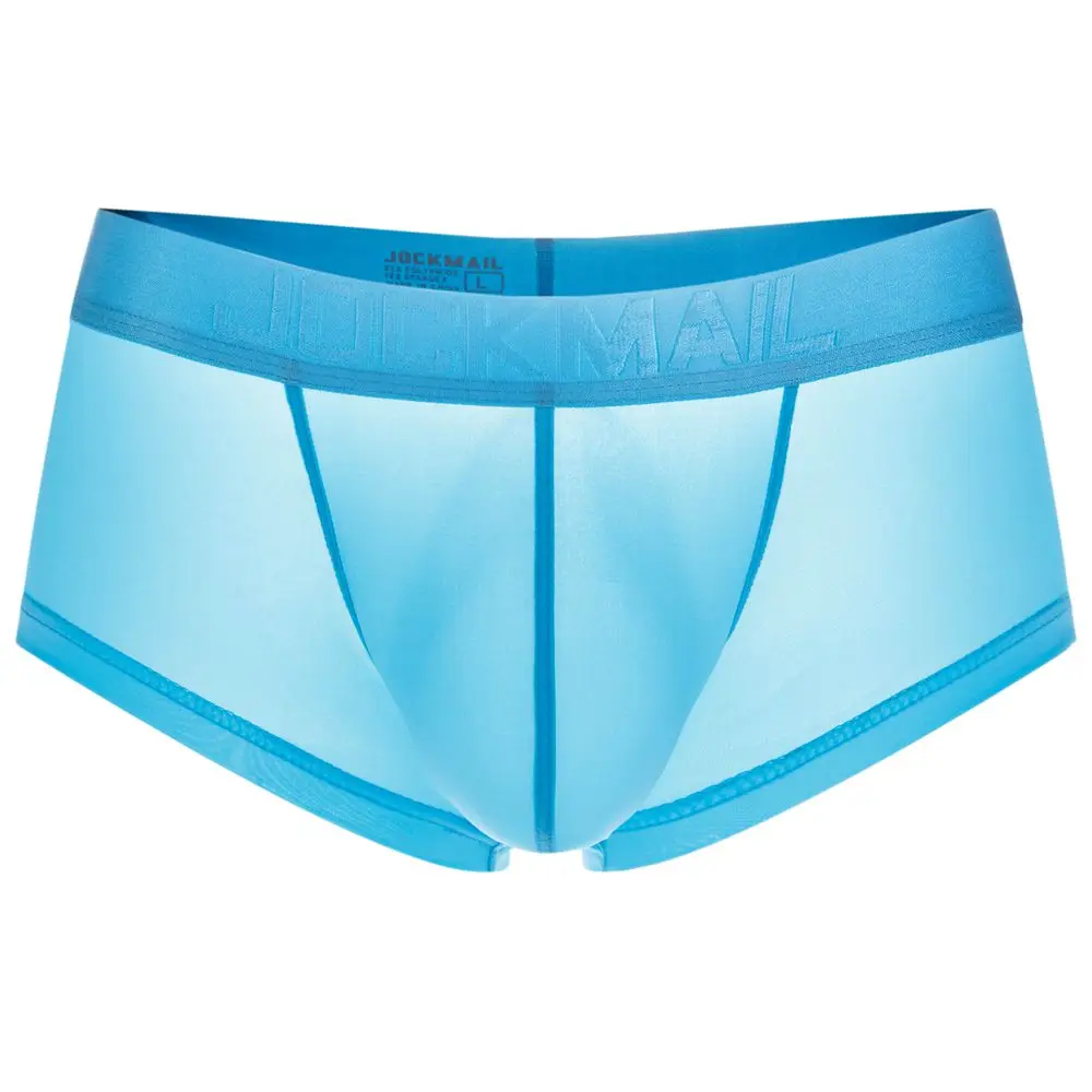 Трусы-боксеры JOCKMAIL мужские ультратонкие однотонные выпуклые пикантное нижнее