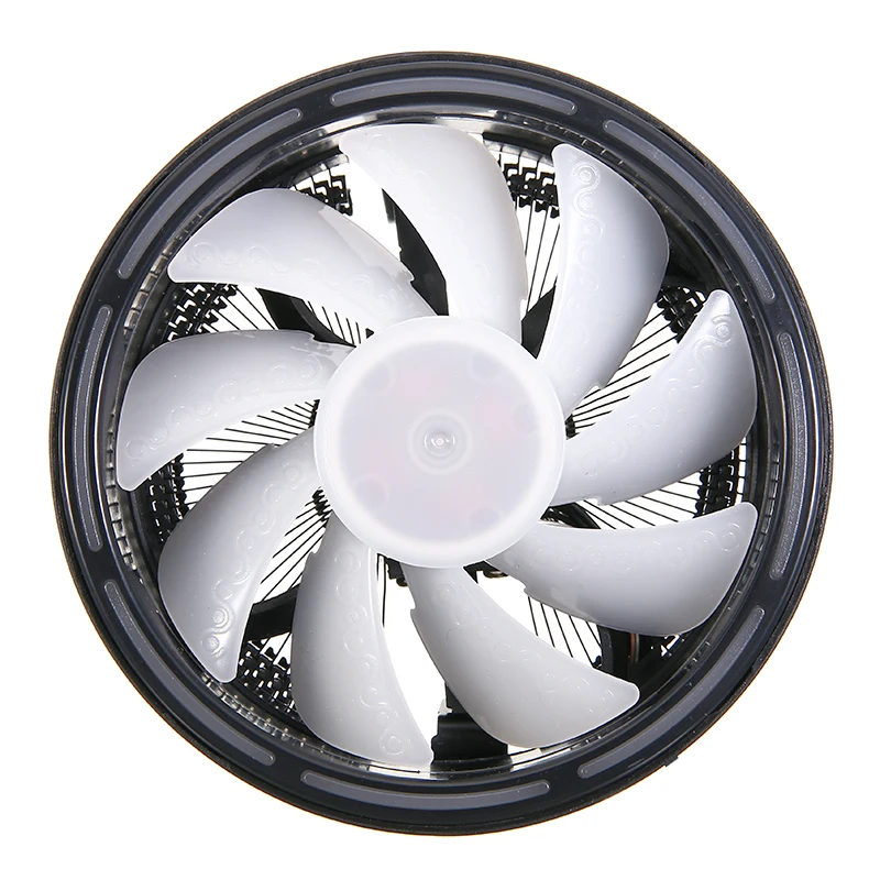 New Arrival 1pc RGB LED CPU Cooler Fan Heatsink for Intel LGA1156 1155 1151 1150 775 AMD4 3+ 3 2+ FM2+ 2 1 Socket | Компьютеры и офис