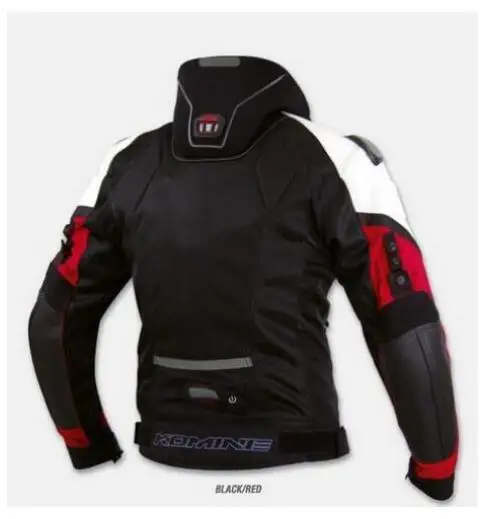 Новинка зимняя мотоциклетная куртка Komine из титановой кожи мужская для