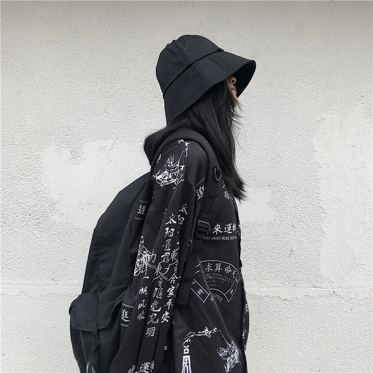 Neploe Harajuku китайская блузка с буквенным принтом свободная негабаритная уличная Футболка Топ рубашка корейский хип хоп панк блузки Blusas 55043