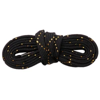 weiou 8mm flat type charmed metallic yarn laces shining white black trendy sneaker boots canvas sport shoes laces for athletes