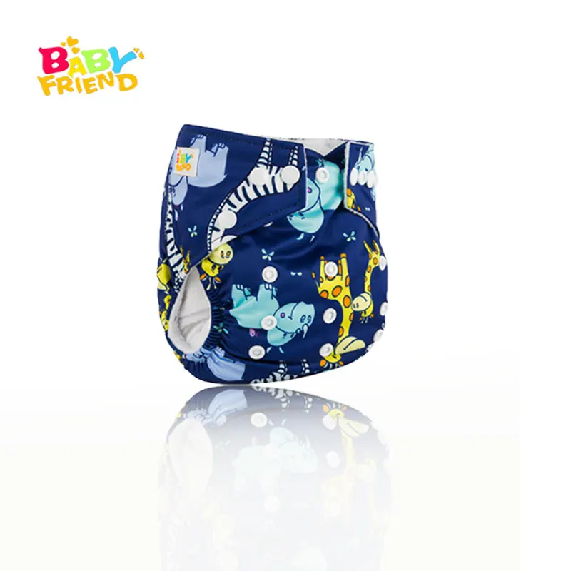 Многоразовые регулируемые водонепроницаемые подгузники с мультяшным рисунком