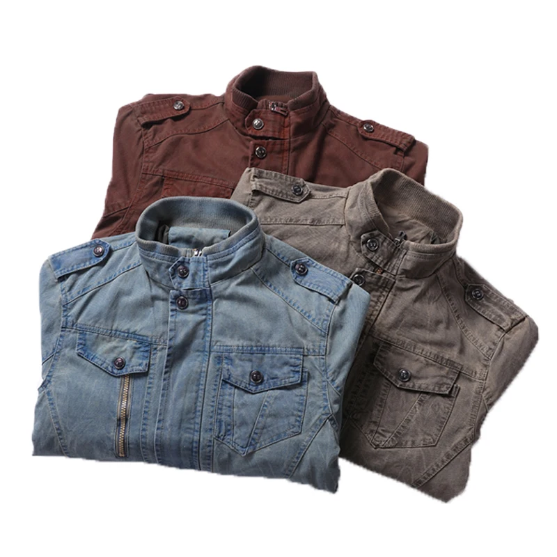 Брендовая одежда 2020 Военная Тактическая джинсовая куртка Мужская Повседневная