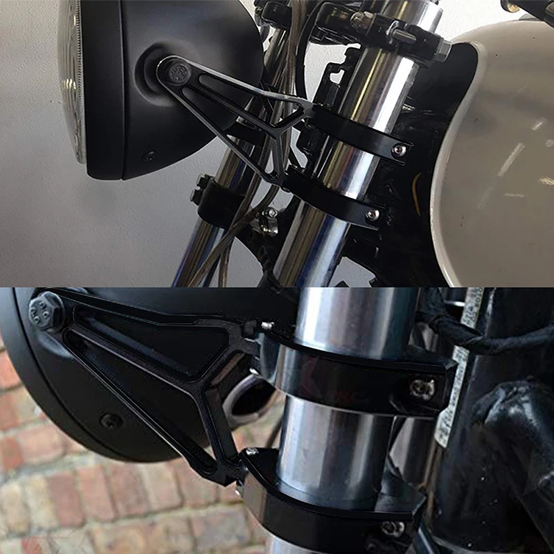 Алюминий 41 мм Универсальный кронштейн для фары мотоцикла Запчасти передняя