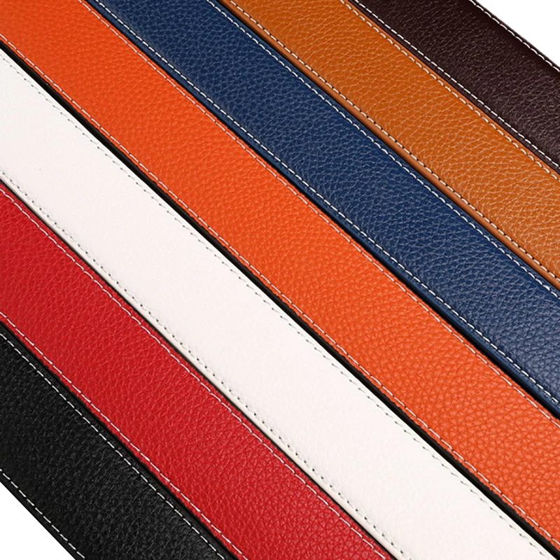 

ECHAIN Luxury Designer Brand H Belt Pin Brass Buckle Men High Quality Women Genuine Real Leather Dress Strap Belt for Jeans