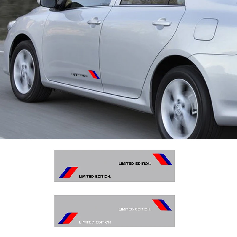 

2Pcs New Car Decals Fashion Creative Full Body Styling Sticker For Audi Sline TT Q2 Q3 Q5 Q7 Q8 A3 A4 A5 6 A7 R8 B5 6 7 8 C5 6 7