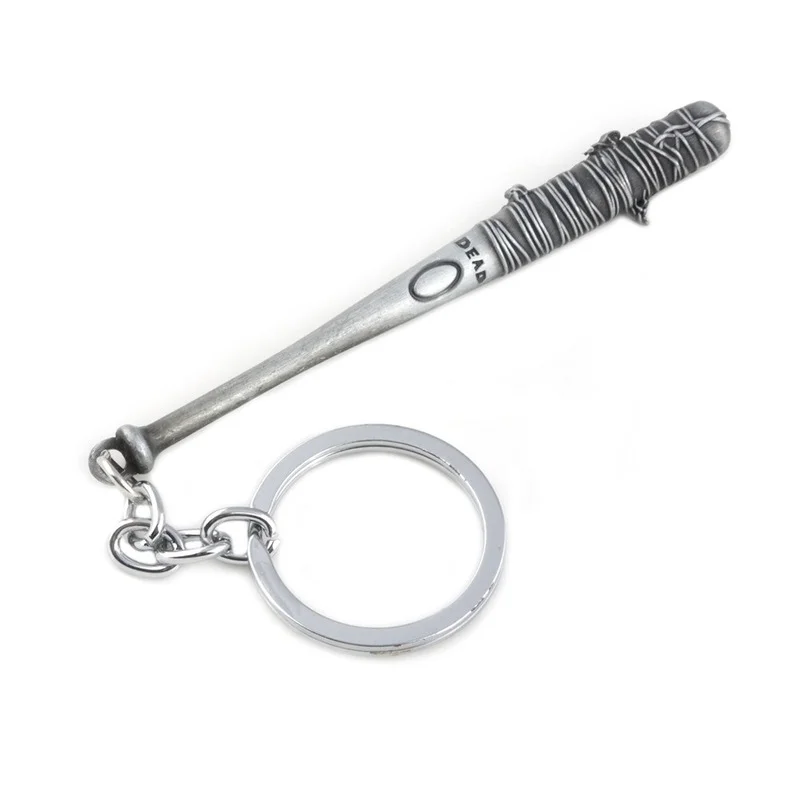 The Walking Dead Keychain Negan's Bat Stick LUCILLE Keyring Men Car Women Bag Pendant Action Figure Cosplay Toys images - 6