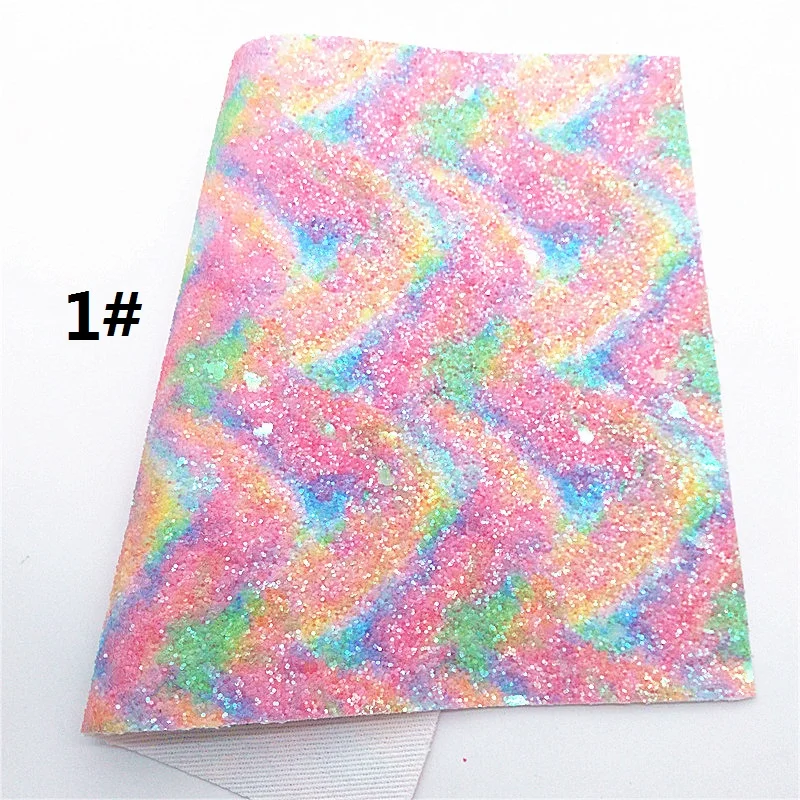 Радужный Леопардовый принт крупные блестящие виниловые тканевые блестки