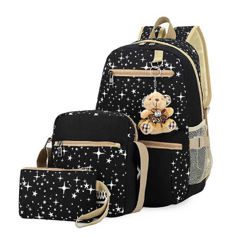 Новый Модный женский рюкзак высококачественные холщовые рюкзаки детские