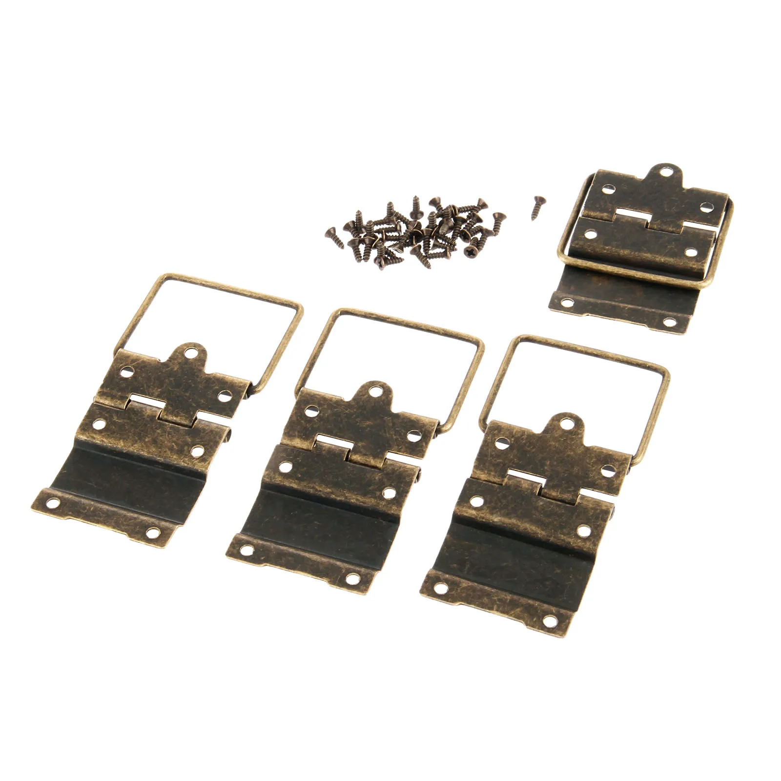 4 шт., антикварные подвески из шкафных петель мебельная фурнитура Дверные Петли ящика коробка для ювелирных изделий для петли для мебельная фурнитура 34x53mm