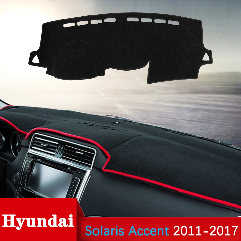

Противоскользящий коврик для Hyundai Solaris Accent 2011 2012 2013 2014 2016 2017 RB, накладка на приборную панель, солнцезащитный козырек, аксессуары для приборно...