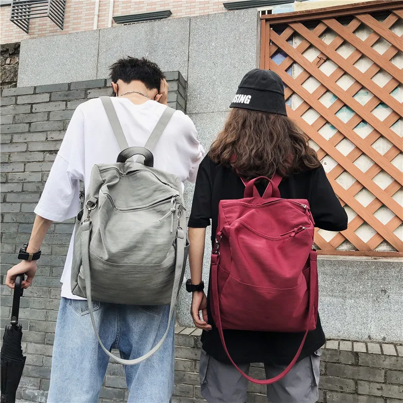 Школьная сумка для девочек старшеклассников двойная через плечо