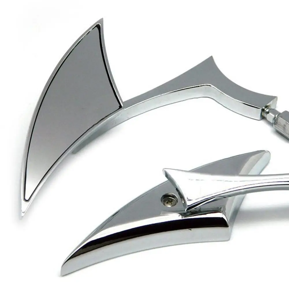 

2Pcs 8/10mm Universal Aluminum Alloy Motorcycle Bar End Side Rearview Mirrors