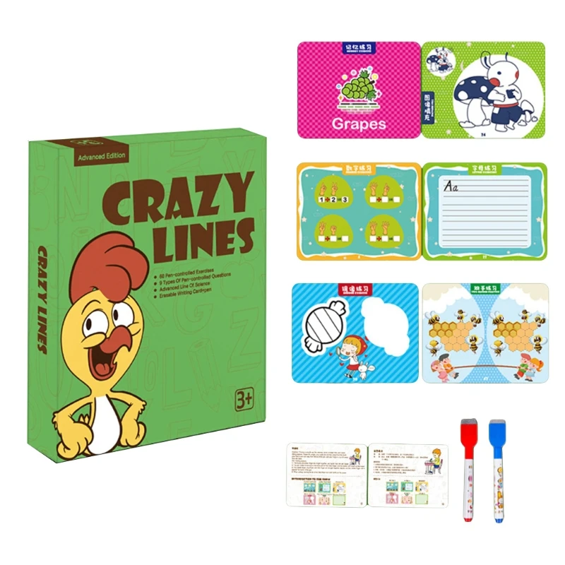 

1Set Painting Copybook Play Set Interactive Toys Montessori Educational Baby Toddlers Sensory Holding Drawing Activity