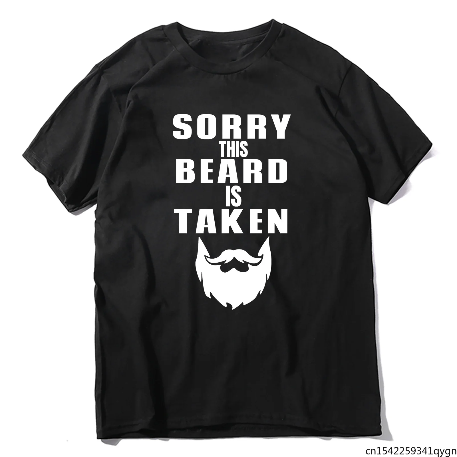

Unisex Sorry This Beard Is Taken Funny Valentine Gift for Him Bearded Boyfriend Summer Men's T-Shirt Women Soft Tee