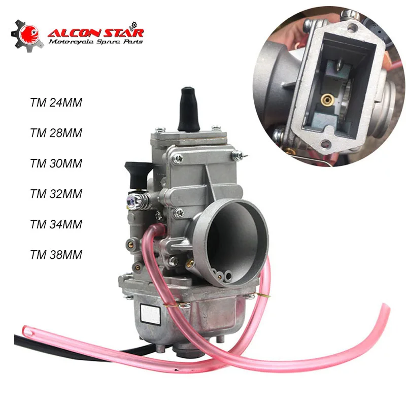 Alconstar 28 30 32 34 мм Карбюратор Carb TM28 TM30 TM32 TM34 плоский карбюратор для Mikuni Honda Для Kawasaki