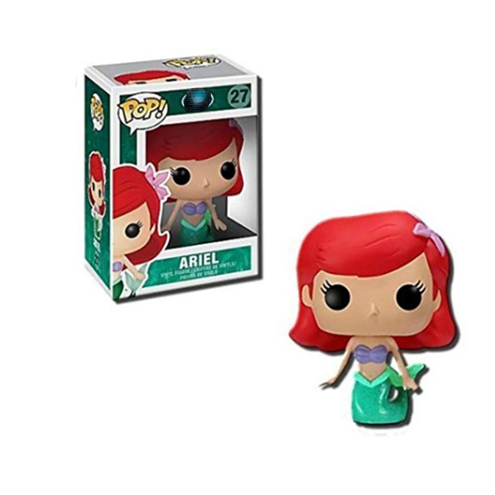 Funko pop Ариэль Рапунцель Золушка Тиана Фигурки ПВХ Модель Коллекция подарок - Цвет: 27