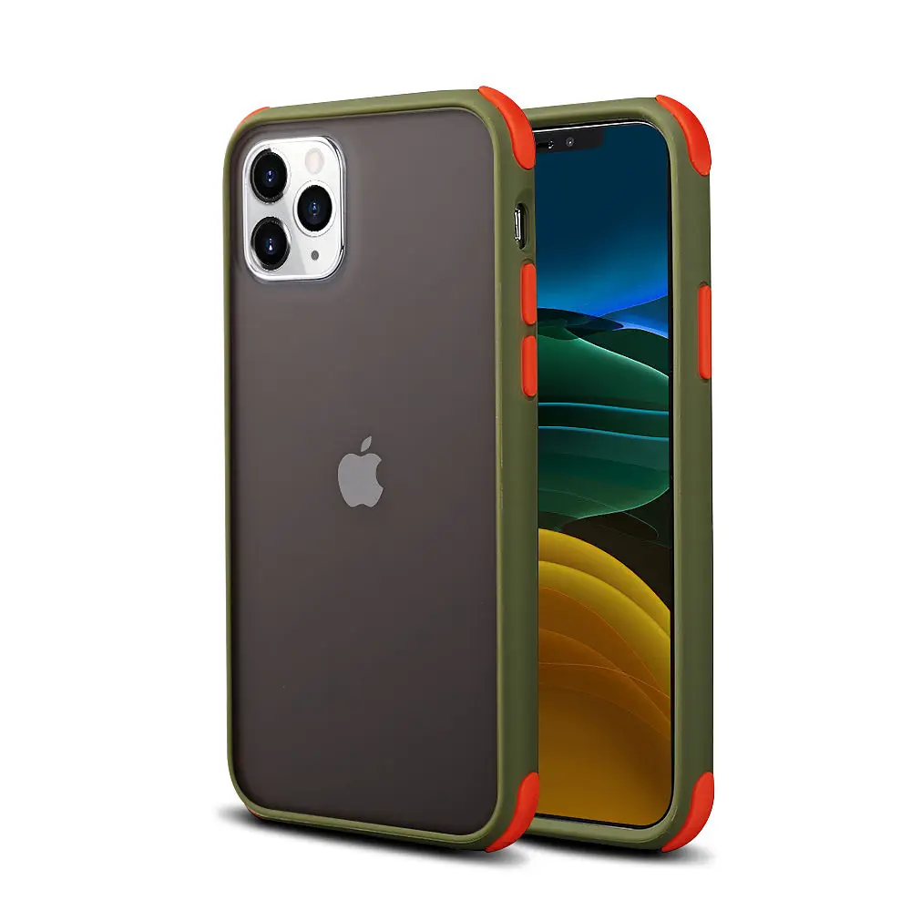 Матовый Прозрачный чехол для телефона iPhone 11 XR XS Max X 6 6S 7 8Plus Siliicone защитный бампер жесткий чехол для телефона