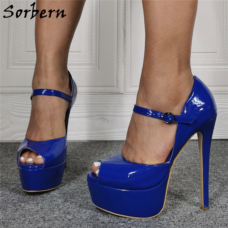 Женские туфли-лодочки с открытым носком на высоком каблуке | Обувь