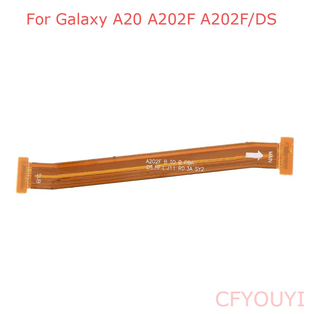 Оригинал для samsung Galaxy A20 A202F A202F/DS подключение материнской платы гибкий кабель