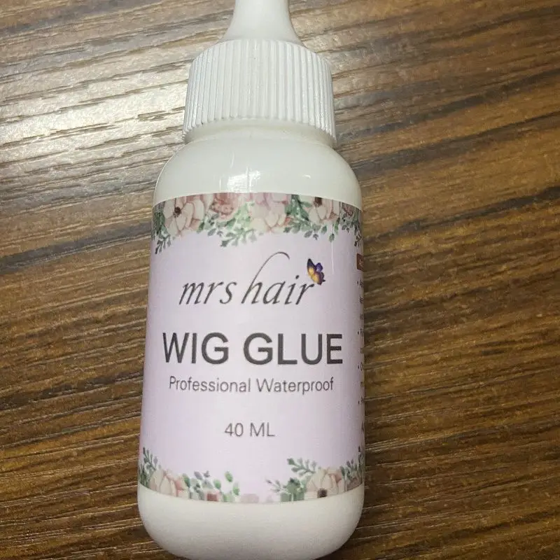40ml mrs glue Сильный кружевной парик клей жидкий парик клей Невидимый Клей водонепроницаемый фронтальный клей жирный удерживающий парик клей - Цвет: 40ml mrs glue
