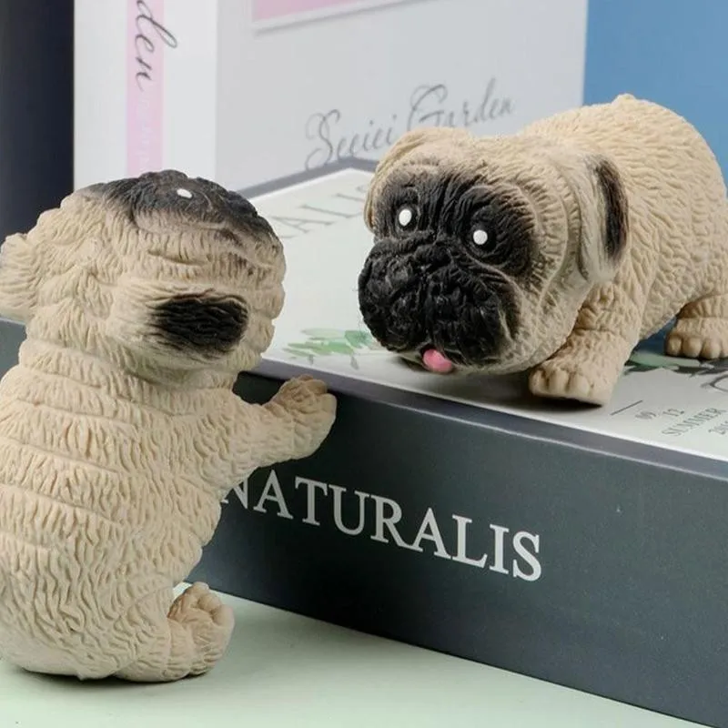 

New Exotic Pug Decompression Toy Anti-stress Fidget Sensory Special Toy Reliever Adult Gifts Stress Color For Kids Y9F5