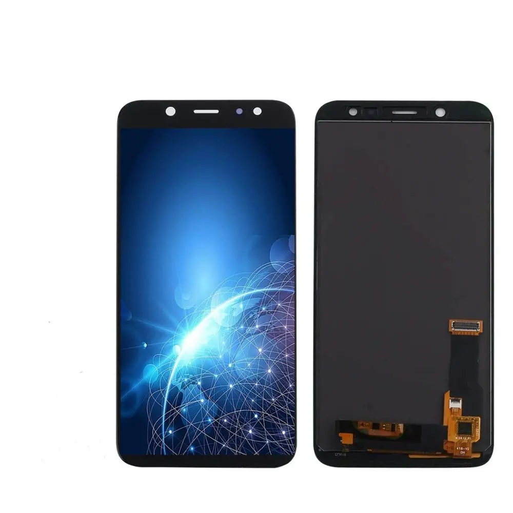 ЖК дисплей Super OLED 5 6 дюйма с рамкой для SAMSUNG Galaxy A6 2018 A600 A600FN и дигитайзер сенсорного