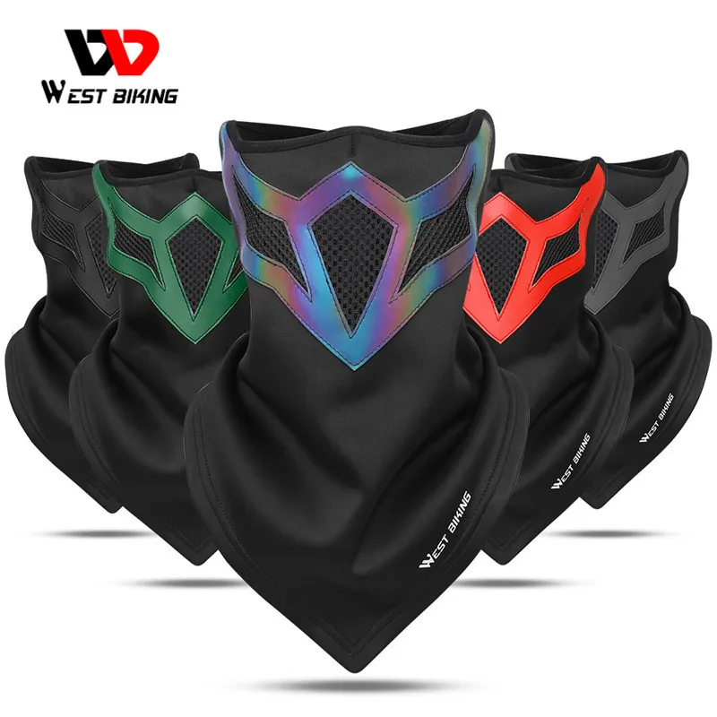 

WEST BIKING 2020 Winter Cycling Headwear Warm Fleece Balaclava Windproof Face Shield Bandana Running Ski Fishing Sport Scarf