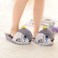 carp lovers home warm cotton shoes home plush floor slippers bag heel shoes anti slip warm slippers
