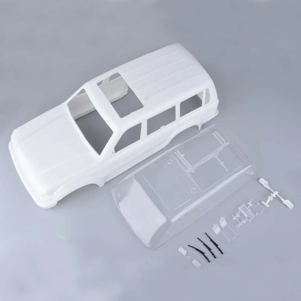 1/10 RC Crawler Land Cruiser LC80 жесткий пластиковый корпус автомобиля оболочка для осевой SCX10