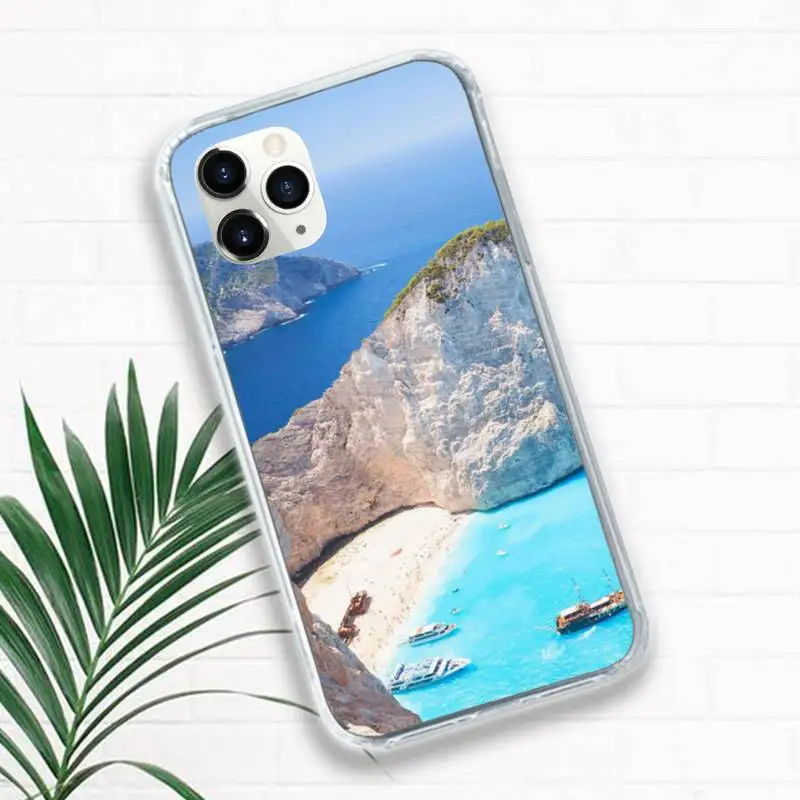 

natural scenery lake Snow Phone Case Transparent for iPhone 11 12 mini pro XS MAX 8 7 6 6S Plus X 5S SE 2020 XR