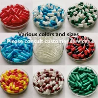 10000PCS /Ten thousand Standard Size 00# 0# 1# 2# 3# 4# 5#Empty Gelatin Capsule Shell  Hollow Seperated Joined Capsules
