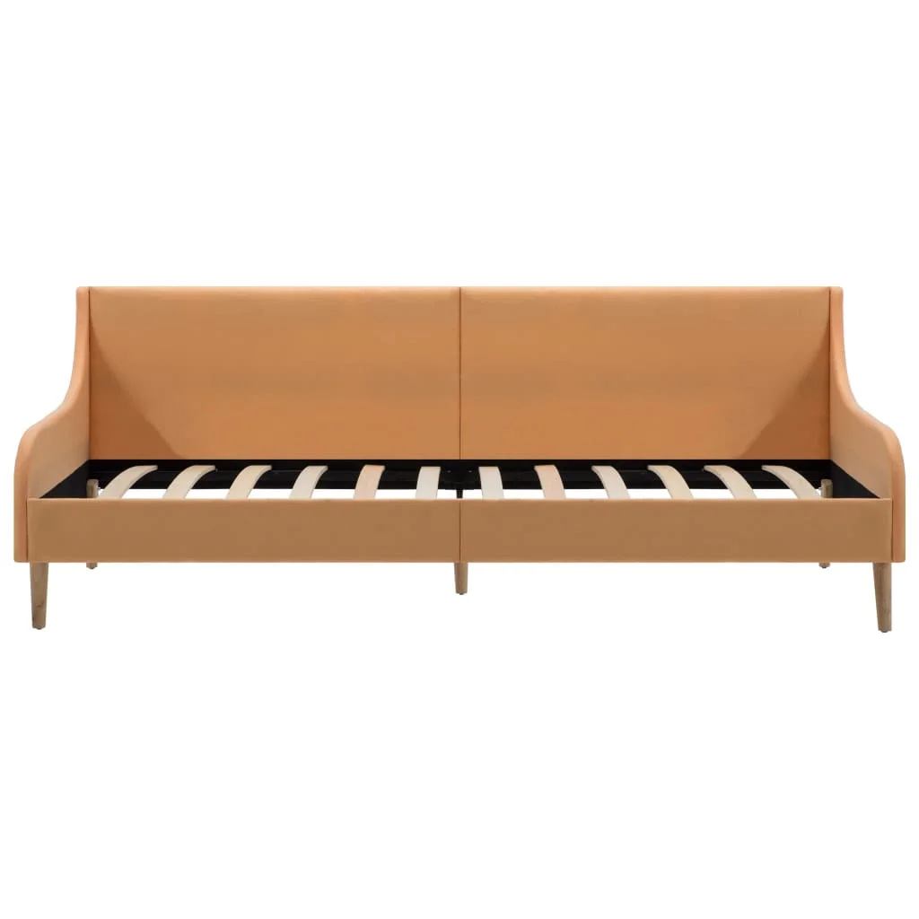 VidaXL Estructura de Sova cama tela naranja| |