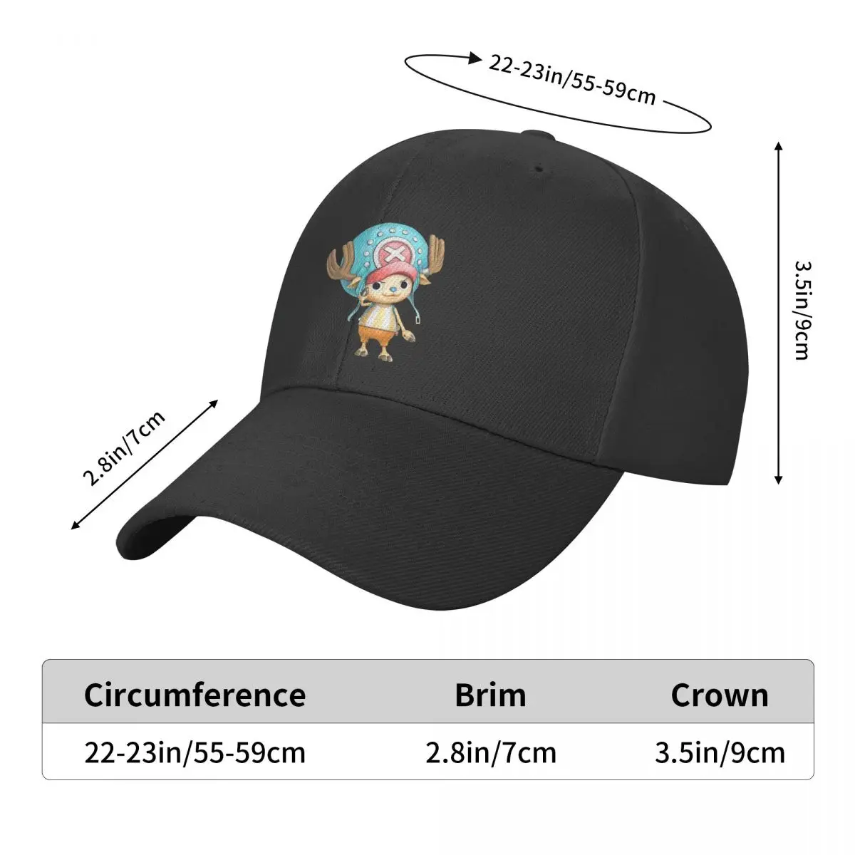 

One Piece Baseball Caps unisex Adjustable Baseball Caps for men and women