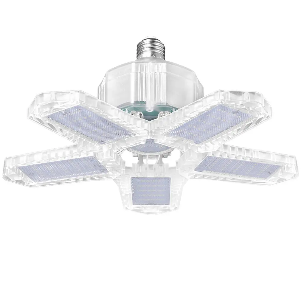 

LED Five Leaf Garage Light F2 80W85-265V White Light LED Shop Light With Adjustable Multi-Position Panels