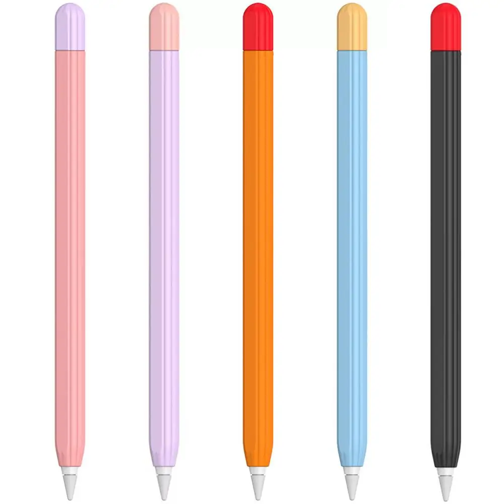 

Защитный чехол для планшета Apple Pencil 2, мягкий силиконовый чехол для стилуса