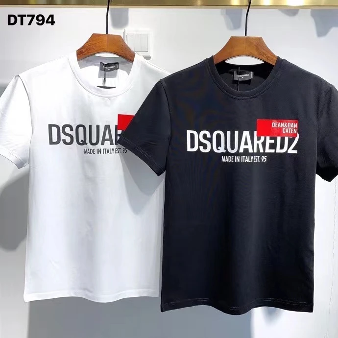

Новинка лета 2021, Стильная красивая модная футболка Dsquared2 Aadvanced с принтом, DT794