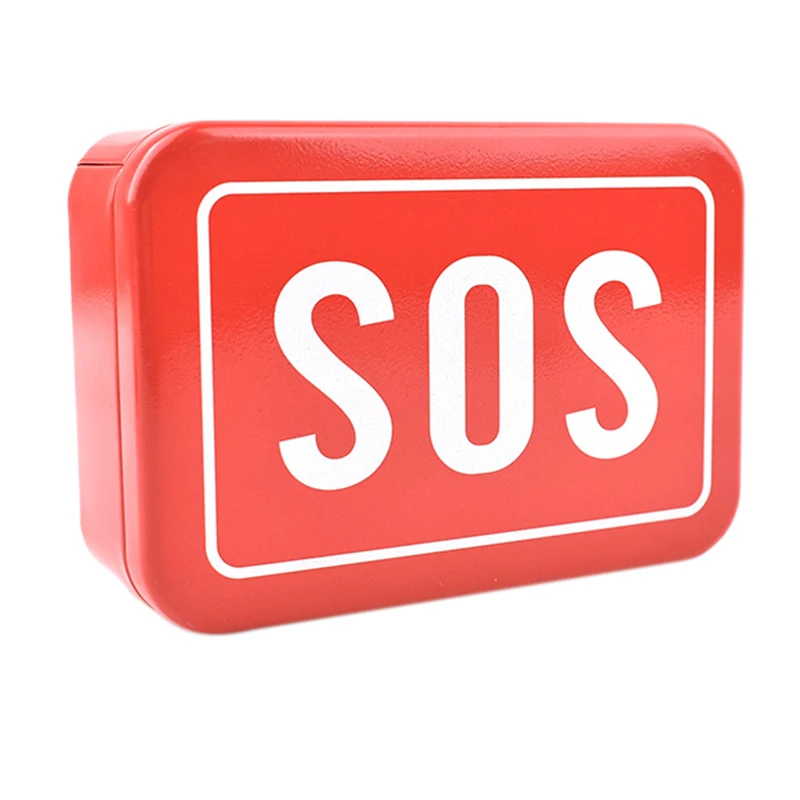 Outdoor Sos Tool Storage Box Camping Hiking Emergency Survival Set Multi-Function Wildlife 1Pc(Box Only) | Спорт и развлечения